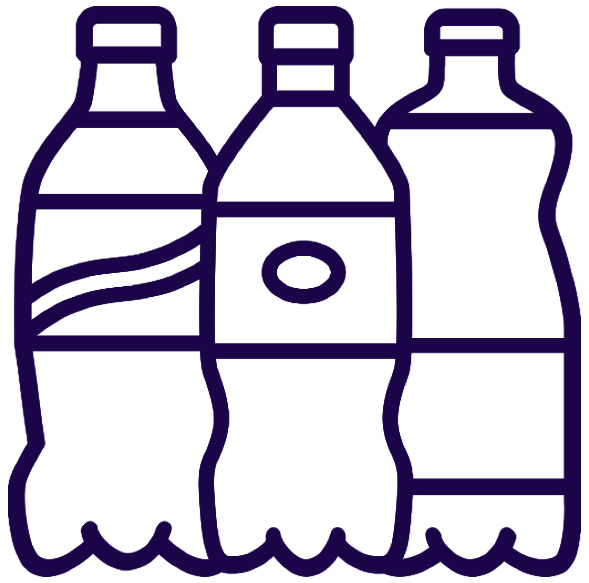 icône bouteilles de soda